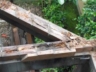 木製ウッドデッキから樹脂製ウッドデッキに交換工事 木製ウッドデッキから樹脂製ウッドデッキに交換工事